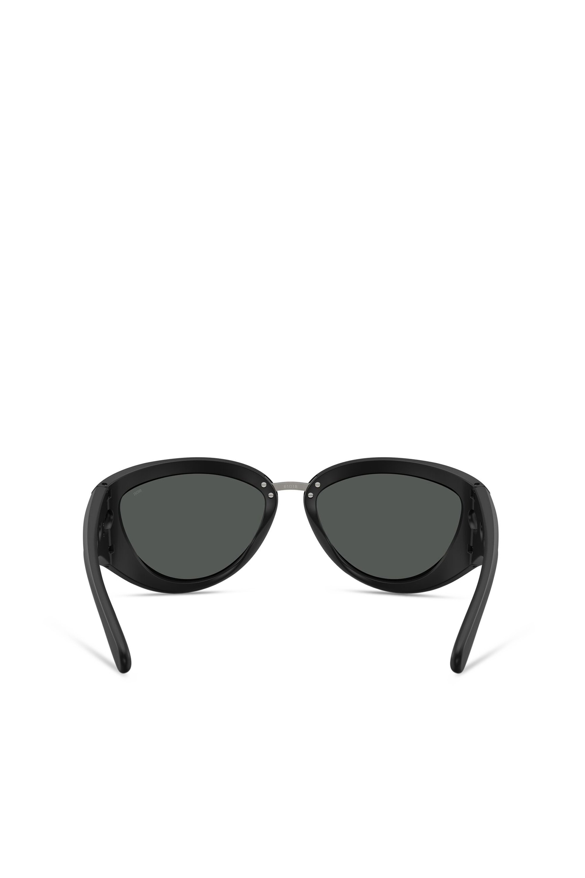 Diesel - 0DL3007U, Unisex's Cat-eye style sunglasses in Black - 4