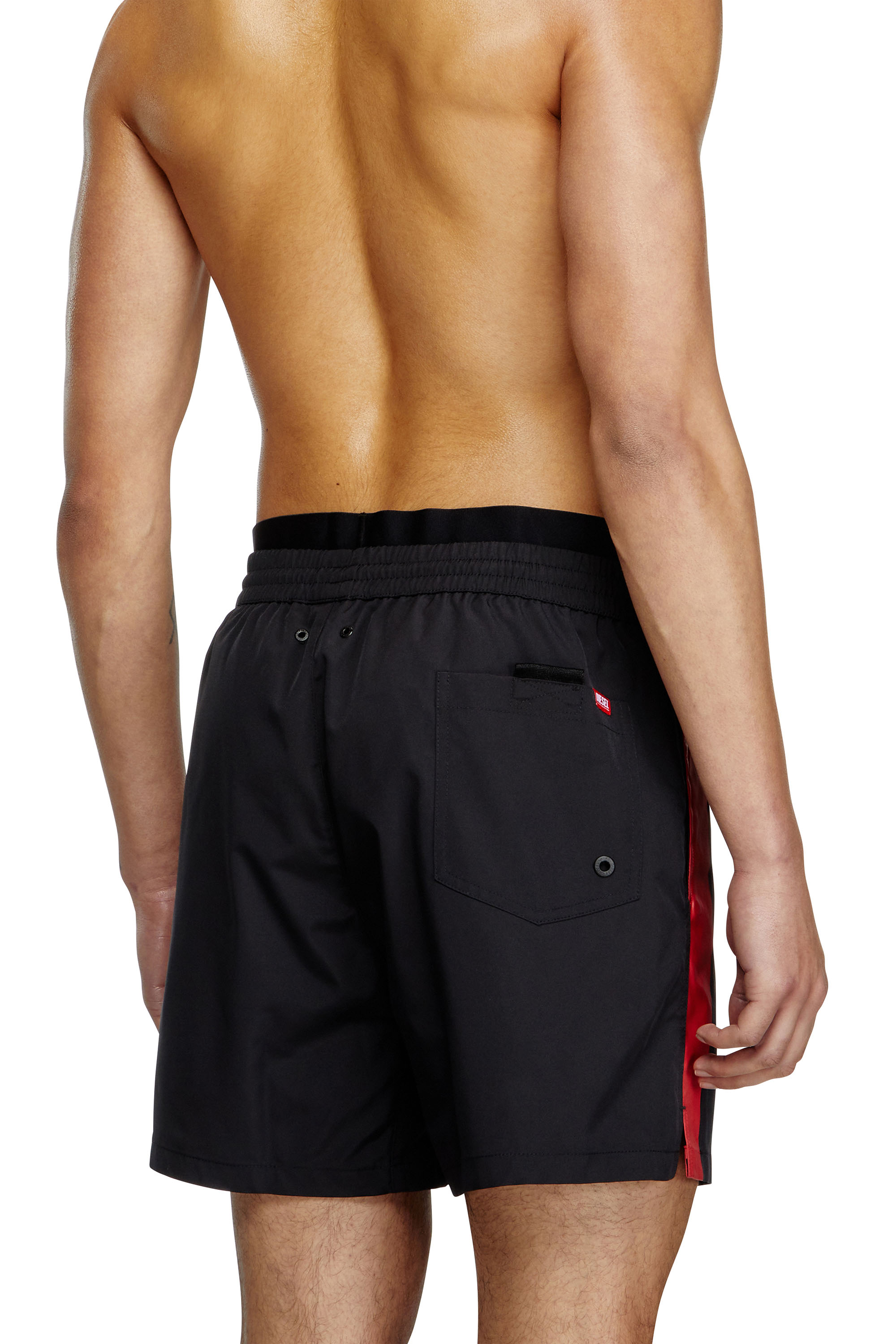Diesel - VISPER-41-D-POP, Bañadores de longitud media con cintura híbrida Hombre in Multicolor - 4